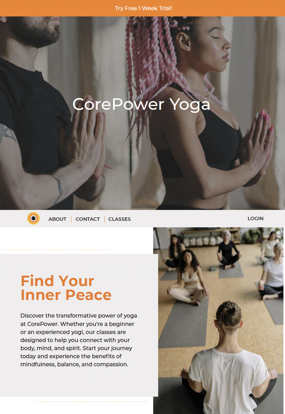 CorePower Website Redesign