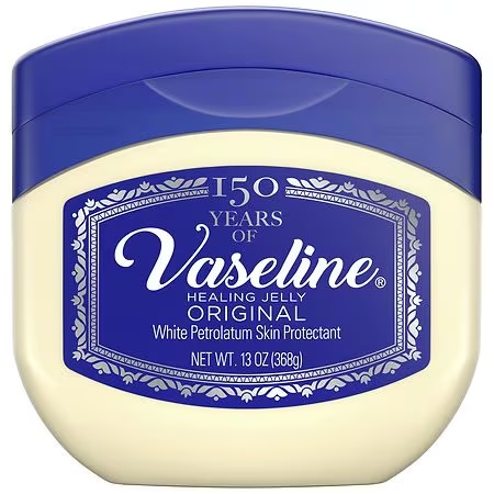 Vaseline logo with ornaments