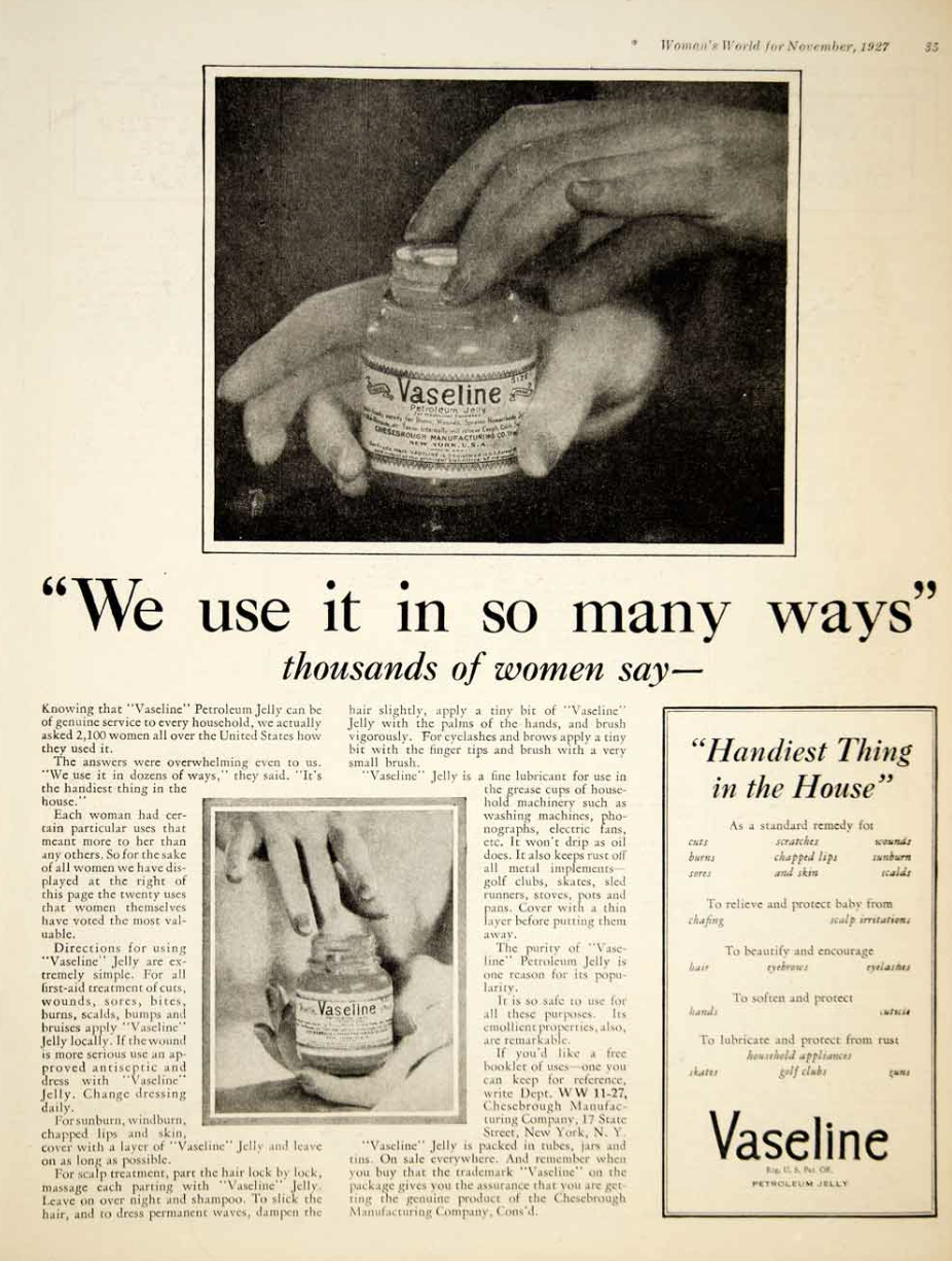 Old Vaseline Ad