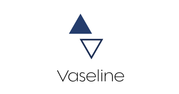 Digital drafts of vaseline logo